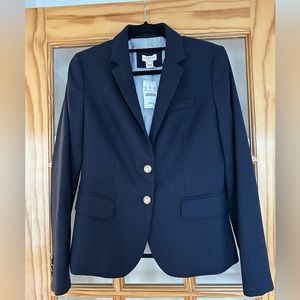 NWT J Crew Navy Blazer Size 2